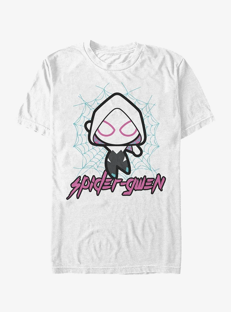 Marvel Spider-Man: Into The Spider-Verse Spider-Gwen Kawaii Gwen T-Shirt