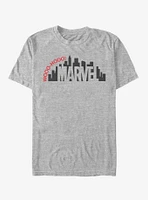 Marvel Spider-Man Skyline Logo T-Shirt