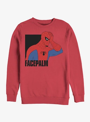 Marvel Spider-Man Facepalm Sweatshirt