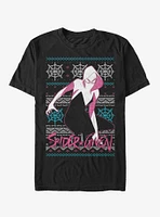 Marvel Spider-Man: Into The Spider-Verse Spider-Gwen Seperated Gwen Sweater T-Shirt