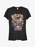 Marvel Spider-Man Secret Warrior Stack Up Girls T-Shirt