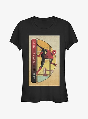 Marvel Spider-Man Bridge Girls T-Shirt