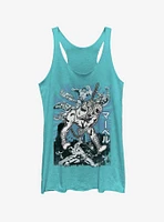 Marvel Spider-Man Avengers Japanese Text Girls Tank