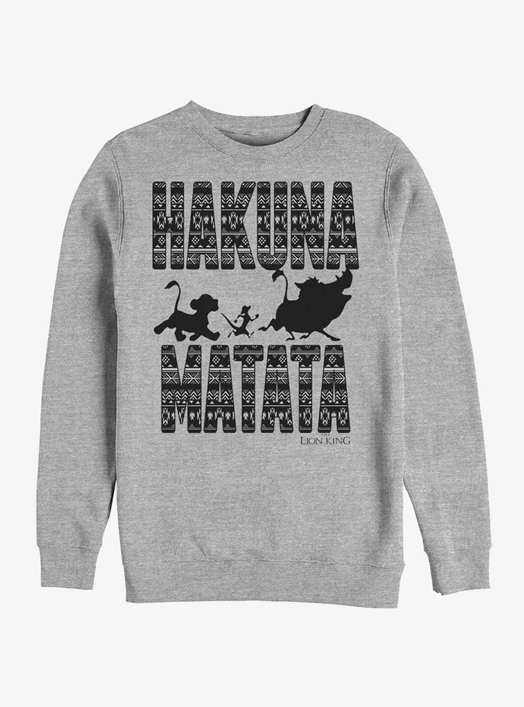 Disney The Lion King Hakuna Print Sweatshirt