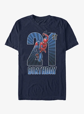 Marvel Spider-Man 21th Bday T-Shirt
