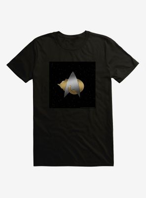 Star Trek The Next Generation Cats Logo T-Shirt
