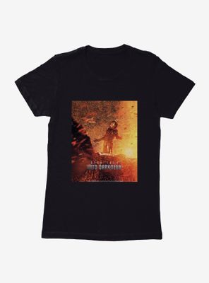 Star Trek Into Darkness Spock Poster Womens T-Shirt