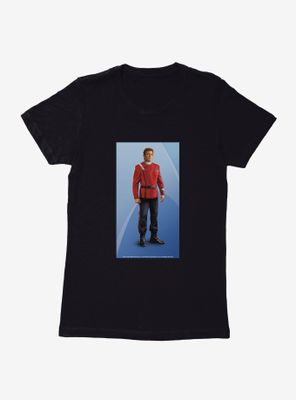 Star Trek Kirk Pose Womens T-Shirt
