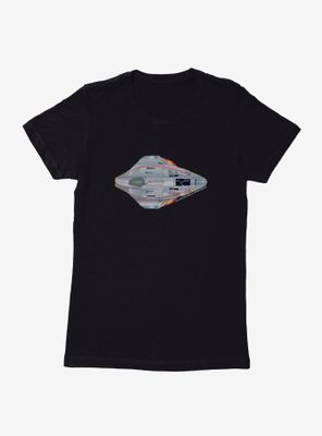Star Trek N.C.C. 74656 Ship Model Three Womens T-Shirt