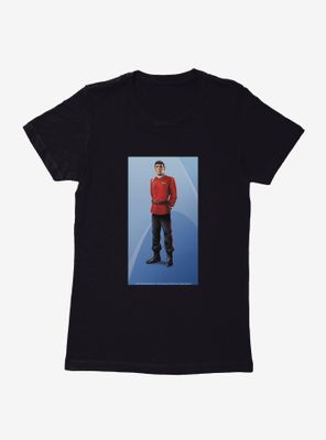 Star Trek Spock Pose Womens T-Shirt