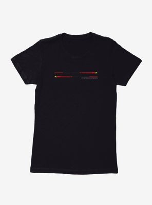 Star Trek N.C.C. 74656 Striped Logo Womens T-Shirt