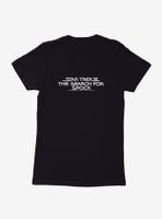 Star Trek The Search For Spock Title Womens T-Shirt