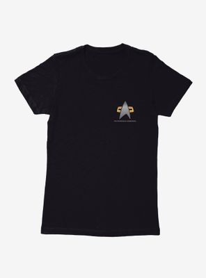 Star Trek Starfleet Chest Logo Womens T-Shirt