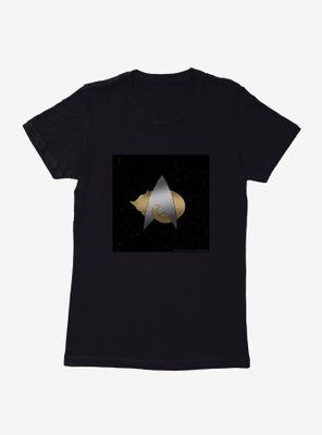 Star Trek The Next Generation Cats Logo Womens T-Shirt