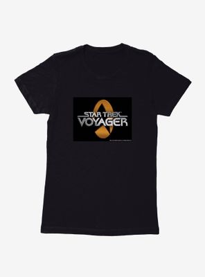Star Trek Voyager Title Womens T-Shirt