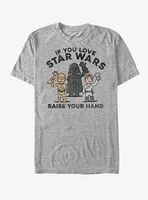 Star Wars Raise Your Hands T-Shirt