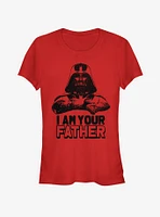 Star Wars Darth Father Girls T-Shirt