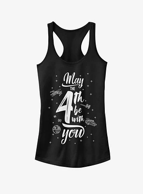 Star Wars Space Text May Fourth Girls Tank