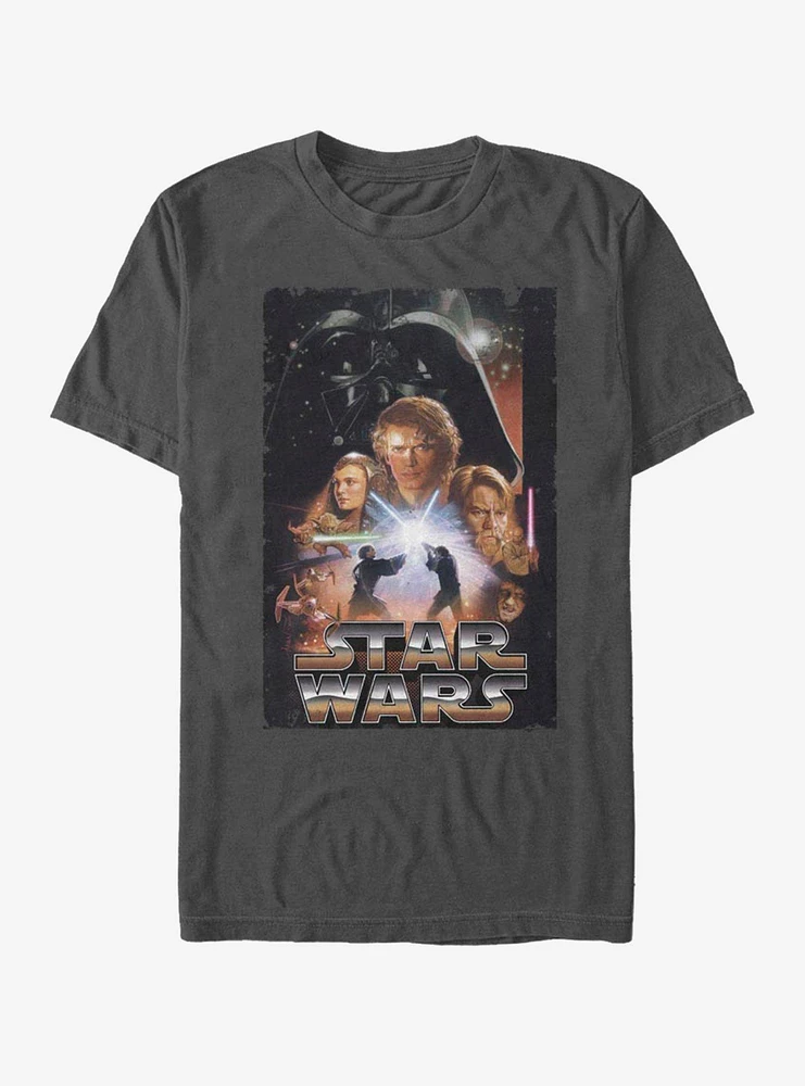 Star Wars Revenge Of The Sith Poster T-Shirt