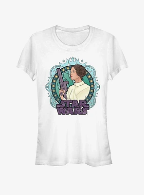 Star Wars Leia Glass Girls T-Shirt