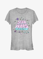 Star Wars Pop Out Logo Girls T-Shirt