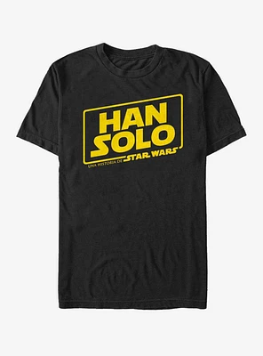 Star Wars Han Spanish Logo T-Shirt