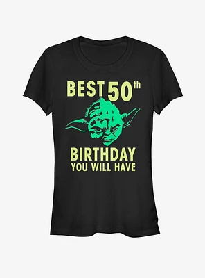 Star Wars Yoda Fifty Girls T-Shirt