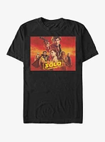 Star Wars Han Team Closeup Poster T-Shirt