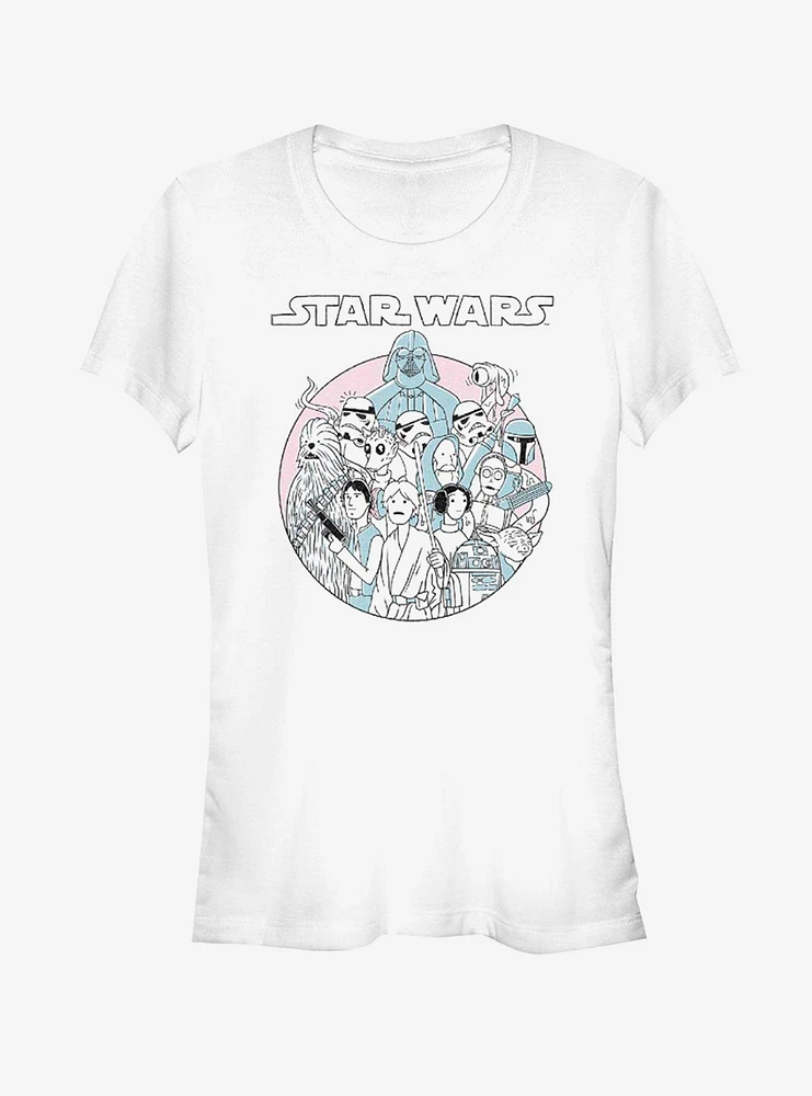 Star Wars Diagona Crew Girls T-Shirt