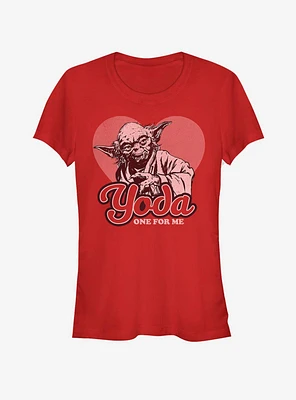 Star Wars Yoda Heart Girls T-Shirt