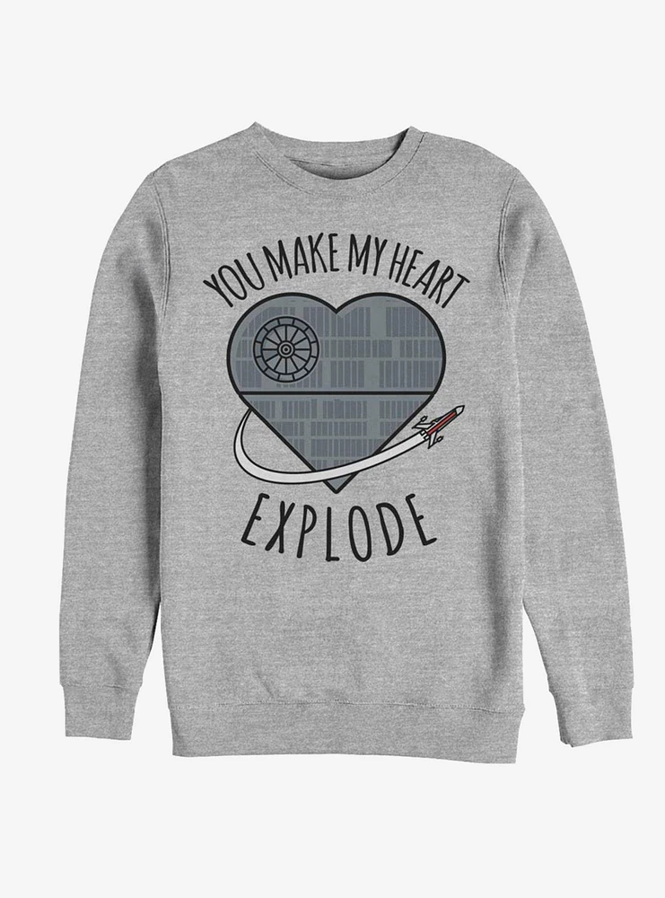 Star Wars Heart Explode Death Sweatshirt