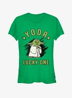 Star Wars Doodle Yoda Lucky Girls T-Shirt