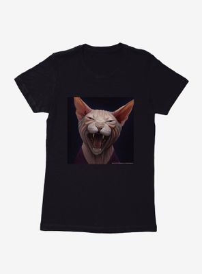 Star Trek The Next Generation Cats Picard Meow Womens T-Shirt