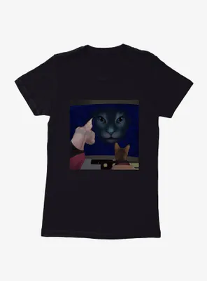 Star Trek The Next Generation Cats Sky Womens T-Shirt