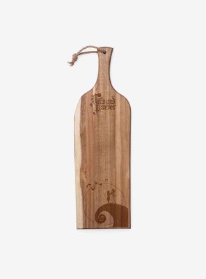 The Nightmare Before Christmas Jack And Sally 24-In Acacia Serving Plank