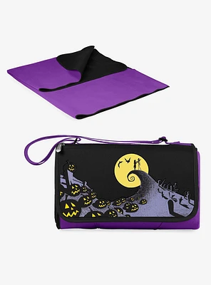 The Nightmare Before Christmas Jack And Sally Outdoor Picnic Blanket