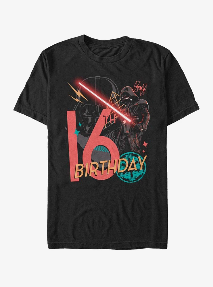 Star Wars Vader 16th B-Day T-Shirt