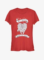 Star Wars Be Mine Falcon Girls T-Shirt