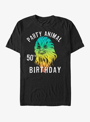 Star Wars Chewie Birthday Fifty T-Shirt