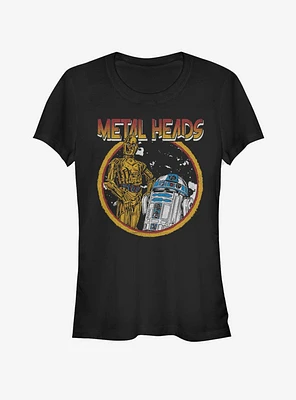 Star Wars Metal Droids Girls T-Shirt