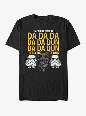 Star Wars Imperial March Music T-Shirt