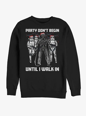Star Wars Party Dont Begin Sweatshirt