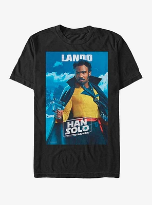 Star Wars Spanish Lando Poster T-Shirt