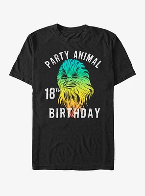 Star Wars Chewie Birthday Eighteen T-Shirt