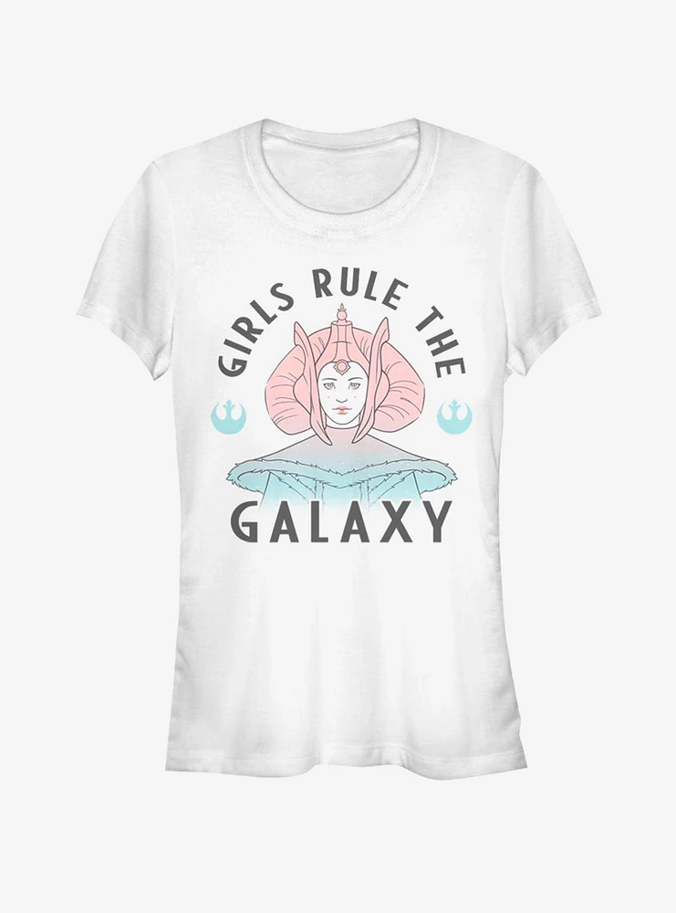 Star Wars Amidala Rules Galaxy Girls T-Shirt