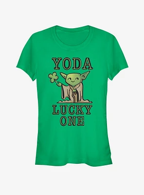 Star Wars Yoda So Lucky Girls T-Shirt