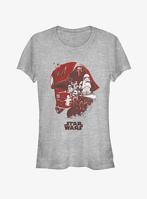 Star Wars Phasma Head Fill Girls T-Shirt