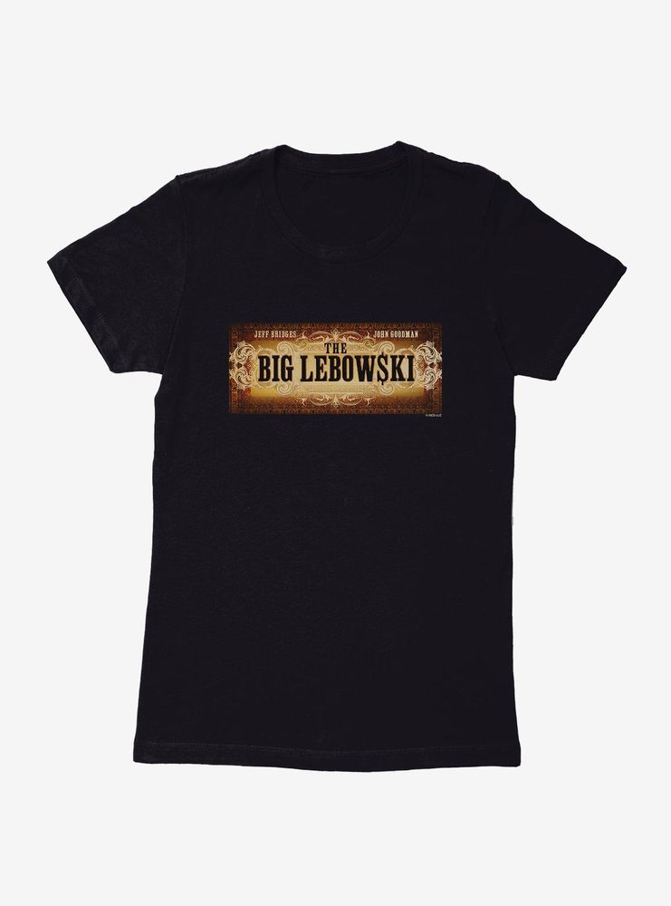 Big Lebowski Logo Credits Womens T-Shirt