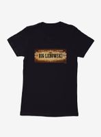 Big Lebowski Logo Credits Womens T-Shirt