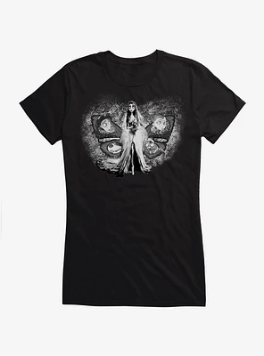 Corpse Bride Characters Butterfly Girls T-Shirt